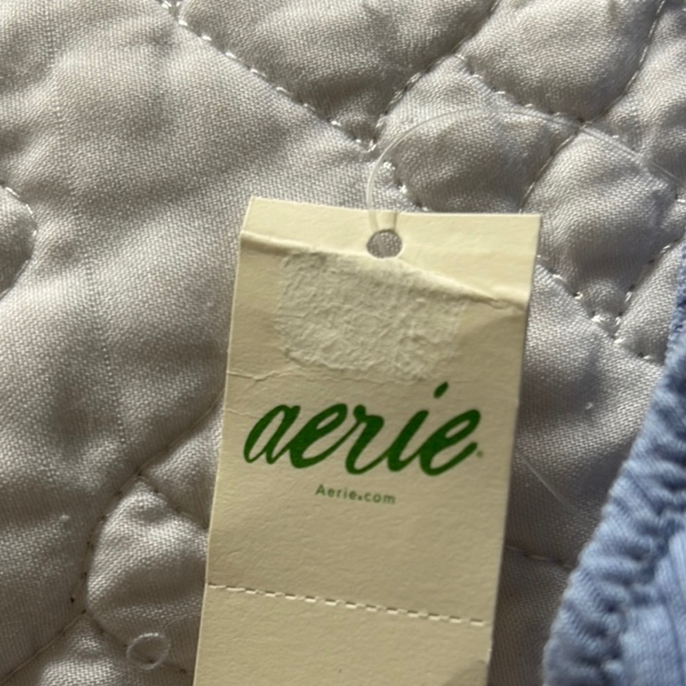 NWT Aerie Women’s Ribbed Lace Bra Crop Top - Picture 3 of 7